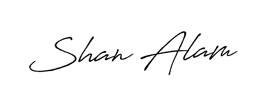 The best way (Antro_Vectra_Bolder) to make a short signature is to pick only two or three words in your name. The name Shan Alam include a total of six letters. For converting this name. Shan Alam signature style 7 images and pictures png
