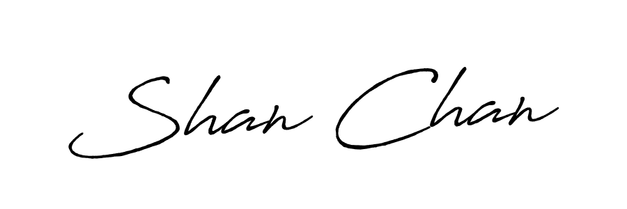 You should practise on your own different ways (Antro_Vectra_Bolder) to write your name (Shan Chan) in signature. don't let someone else do it for you. Shan Chan signature style 7 images and pictures png