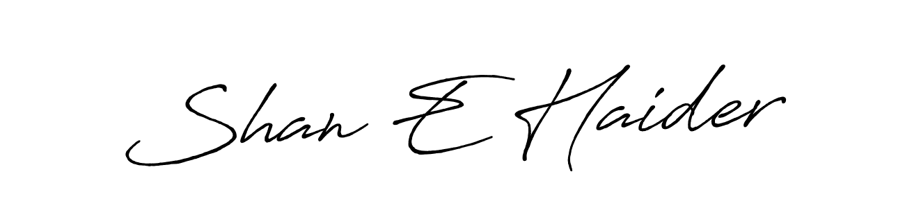 Once you've used our free online signature maker to create your best signature Antro_Vectra_Bolder style, it's time to enjoy all of the benefits that Shan E Haider name signing documents. Shan E Haider signature style 7 images and pictures png