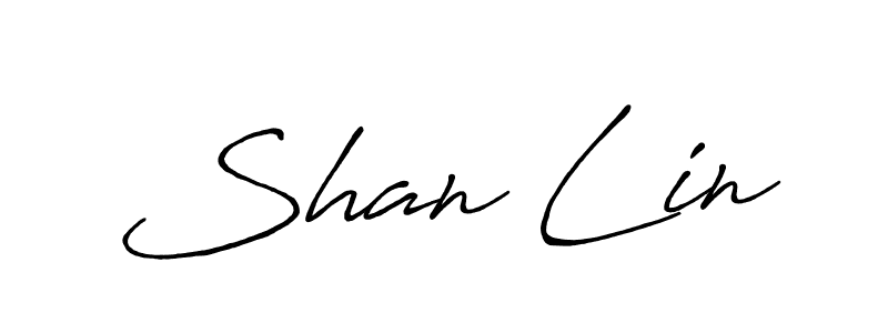 Once you've used our free online signature maker to create your best signature Antro_Vectra_Bolder style, it's time to enjoy all of the benefits that Shan Lin name signing documents. Shan Lin signature style 7 images and pictures png