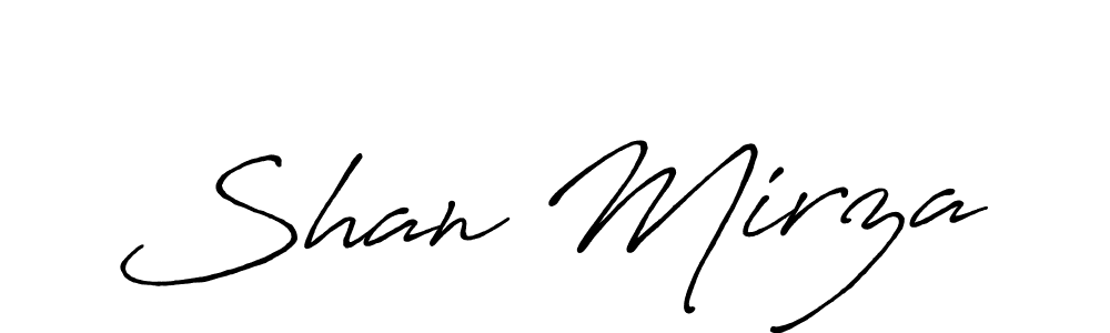 Make a beautiful signature design for name Shan Mirza. Use this online signature maker to create a handwritten signature for free. Shan Mirza signature style 7 images and pictures png