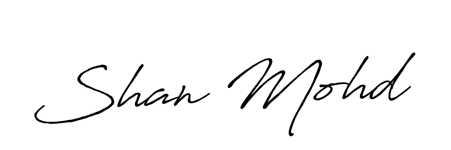 Also You can easily find your signature by using the search form. We will create Shan Mohd name handwritten signature images for you free of cost using Antro_Vectra_Bolder sign style. Shan Mohd signature style 7 images and pictures png