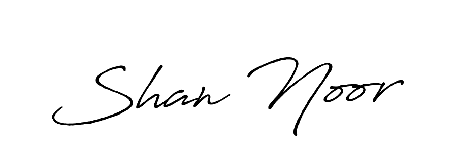 Create a beautiful signature design for name Shan Noor. With this signature (Antro_Vectra_Bolder) fonts, you can make a handwritten signature for free. Shan Noor signature style 7 images and pictures png