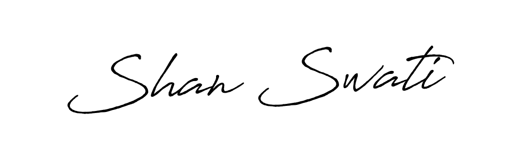 Similarly Antro_Vectra_Bolder is the best handwritten signature design. Signature creator online .You can use it as an online autograph creator for name Shan Swati. Shan Swati signature style 7 images and pictures png