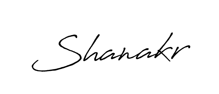 How to make Shanakr name signature. Use Antro_Vectra_Bolder style for creating short signs online. This is the latest handwritten sign. Shanakr signature style 7 images and pictures png