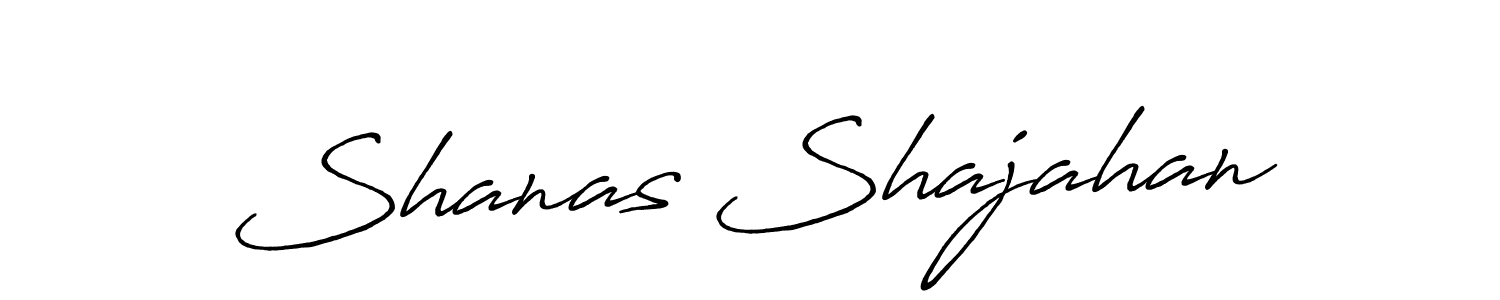 How to make Shanas Shajahan signature? Antro_Vectra_Bolder is a professional autograph style. Create handwritten signature for Shanas Shajahan name. Shanas Shajahan signature style 7 images and pictures png