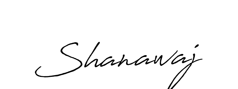 Use a signature maker to create a handwritten signature online. With this signature software, you can design (Antro_Vectra_Bolder) your own signature for name Shanawaj. Shanawaj signature style 7 images and pictures png