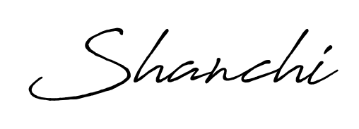 A timeless handwritten aesthetic for Shanchi. The Antro_Vectra_Bolder font gives your signature a handcrafted feel with natural curves. Shanchi signature style 7 images and pictures png