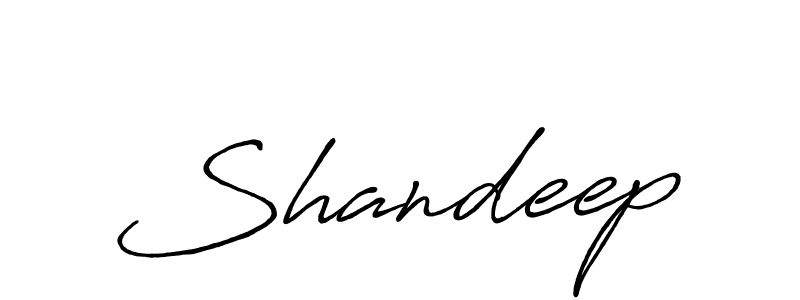 How to make Shandeep name signature. Use Antro_Vectra_Bolder style for creating short signs online. This is the latest handwritten sign. Shandeep signature style 7 images and pictures png