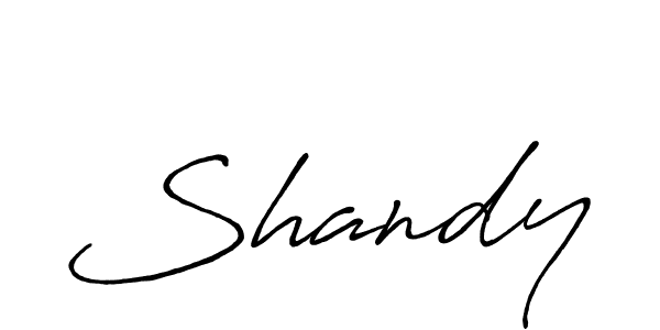 Make a beautiful signature design for name Shandy. With this signature (Antro_Vectra_Bolder) style, you can create a handwritten signature for free. Shandy signature style 7 images and pictures png