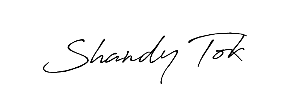 Once you've used our free online signature maker to create your best signature Antro_Vectra_Bolder style, it's time to enjoy all of the benefits that Shandy Tok name signing documents. Shandy Tok signature style 7 images and pictures png