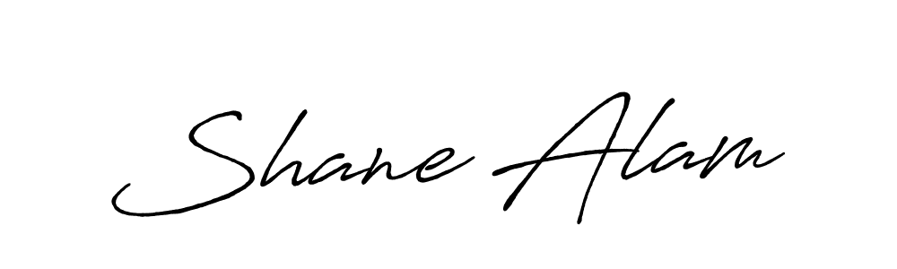 Make a beautiful signature design for name Shane Alam. With this signature (Antro_Vectra_Bolder) style, you can create a handwritten signature for free. Shane Alam signature style 7 images and pictures png