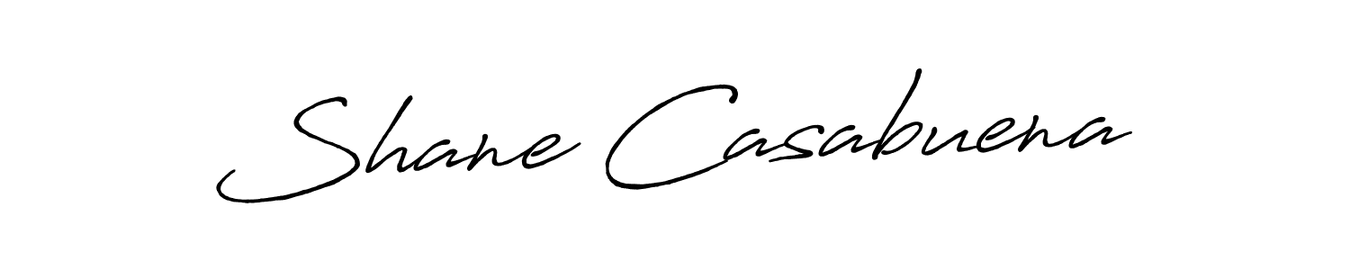 Shane Casabuena stylish signature style. Best Handwritten Sign (Antro_Vectra_Bolder) for my name. Handwritten Signature Collection Ideas for my name Shane Casabuena. Shane Casabuena signature style 7 images and pictures png