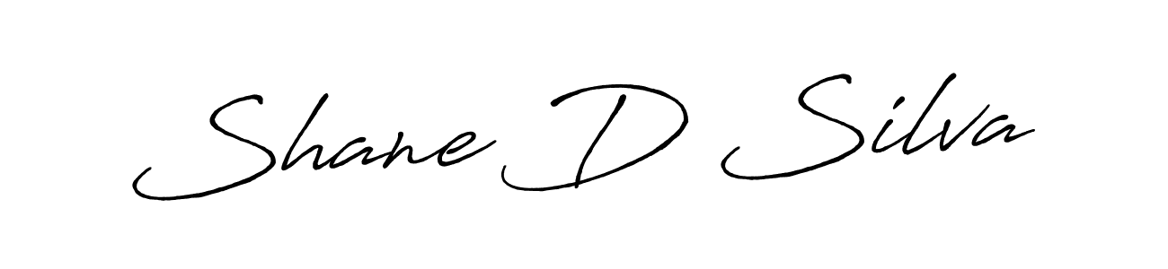 Shane D Silva stylish signature style. Best Handwritten Sign (Antro_Vectra_Bolder) for my name. Handwritten Signature Collection Ideas for my name Shane D Silva. Shane D Silva signature style 7 images and pictures png