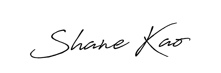 Make a beautiful signature design for name Shane Kao. With this signature (Antro_Vectra_Bolder) style, you can create a handwritten signature for free. Shane Kao signature style 7 images and pictures png