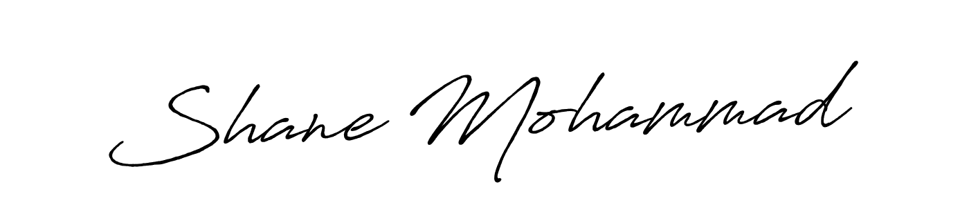 if you are searching for the best signature style for your name Shane Mohammad. so please give up your signature search. here we have designed multiple signature styles  using Antro_Vectra_Bolder. Shane Mohammad signature style 7 images and pictures png