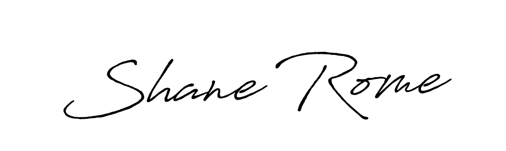 Create a beautiful signature design for name Shane Rome. With this signature (Antro_Vectra_Bolder) fonts, you can make a handwritten signature for free. Shane Rome signature style 7 images and pictures png