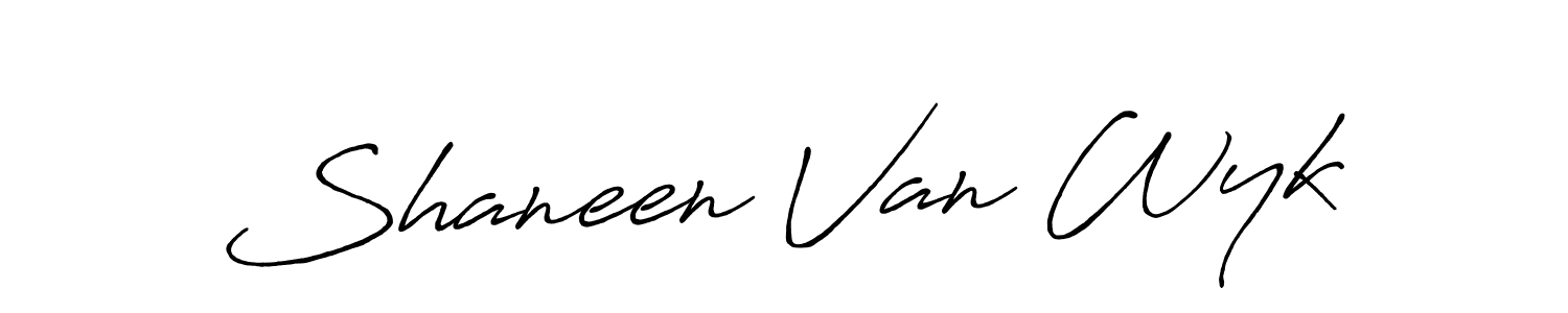 Once you've used our free online signature maker to create your best signature Antro_Vectra_Bolder style, it's time to enjoy all of the benefits that Shaneen Van Wyk name signing documents. Shaneen Van Wyk signature style 7 images and pictures png