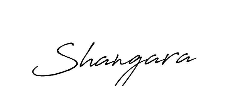 Use a signature maker to create a handwritten signature online. With this signature software, you can design (Antro_Vectra_Bolder) your own signature for name Shangara. Shangara signature style 7 images and pictures png