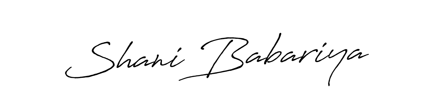 Also You can easily find your signature by using the search form. We will create Shani Babariya name handwritten signature images for you free of cost using Antro_Vectra_Bolder sign style. Shani Babariya signature style 7 images and pictures png