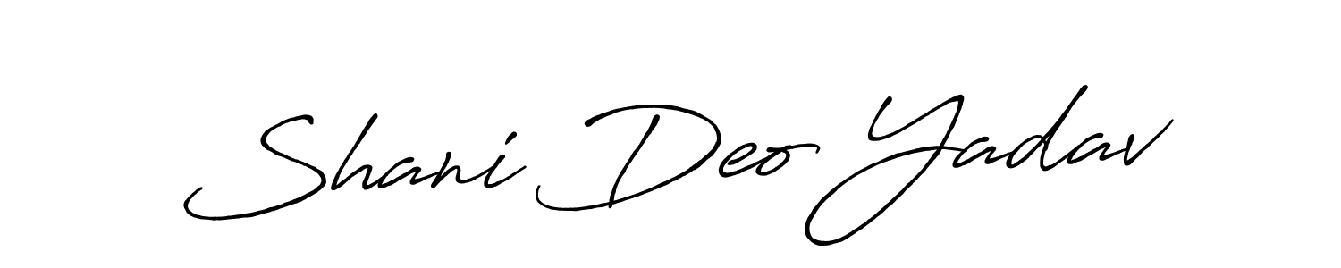 The best way (Antro_Vectra_Bolder) to make a short signature is to pick only two or three words in your name. The name Shani Deo Yadav include a total of six letters. For converting this name. Shani Deo Yadav signature style 7 images and pictures png