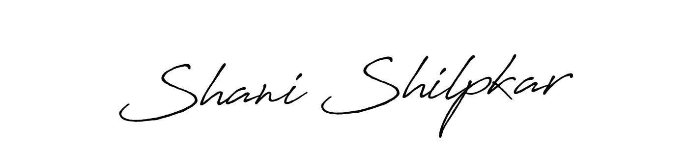 Similarly Antro_Vectra_Bolder is the best handwritten signature design. Signature creator online .You can use it as an online autograph creator for name Shani Shilpkar. Shani Shilpkar signature style 7 images and pictures png