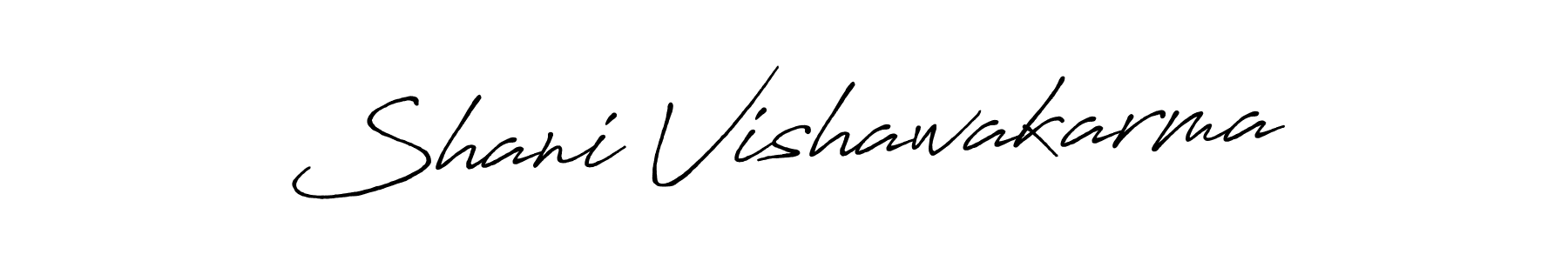 You should practise on your own different ways (Antro_Vectra_Bolder) to write your name (Shani Vishawakarma) in signature. don't let someone else do it for you. Shani Vishawakarma signature style 7 images and pictures png