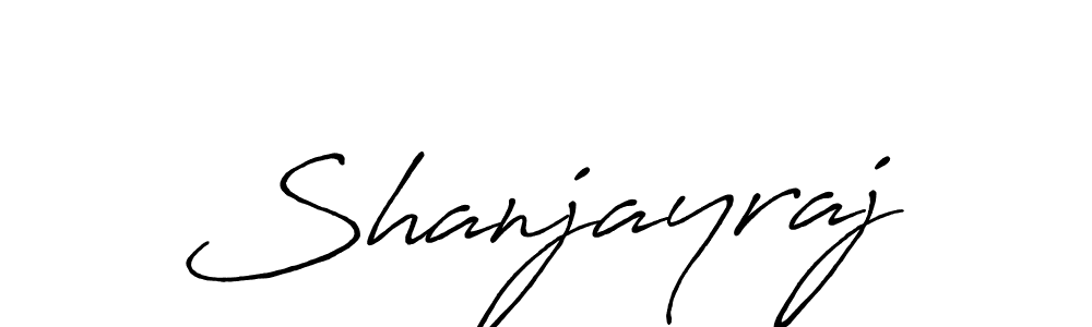 if you are searching for the best signature style for your name Shanjayraj. so please give up your signature search. here we have designed multiple signature styles  using Antro_Vectra_Bolder. Shanjayraj signature style 7 images and pictures png