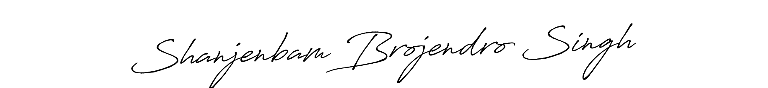 Use a signature maker to create a handwritten signature online. With this signature software, you can design (Antro_Vectra_Bolder) your own signature for name Shanjenbam Brojendro Singh. Shanjenbam Brojendro Singh signature style 7 images and pictures png