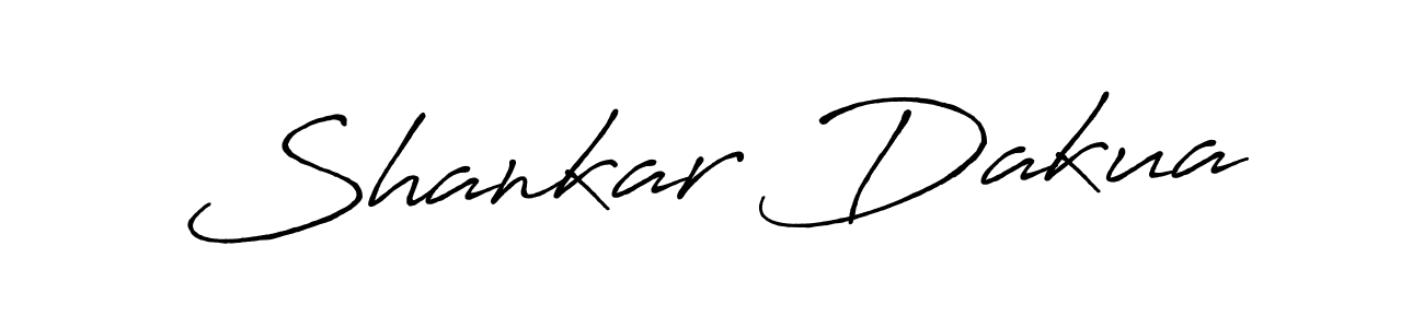 How to make Shankar Dakua name signature. Use Antro_Vectra_Bolder style for creating short signs online. This is the latest handwritten sign. Shankar Dakua signature style 7 images and pictures png