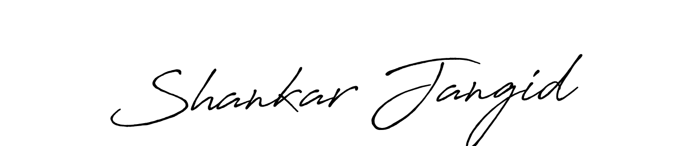 It looks lik you need a new signature style for name Shankar Jangid. Design unique handwritten (Antro_Vectra_Bolder) signature with our free signature maker in just a few clicks. Shankar Jangid signature style 7 images and pictures png