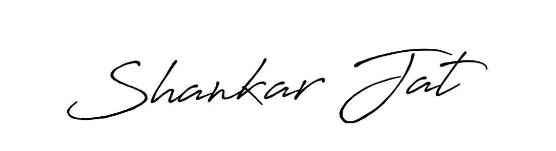 Design your own signature with our free online signature maker. With this signature software, you can create a handwritten (Antro_Vectra_Bolder) signature for name Shankar Jat. Shankar Jat signature style 7 images and pictures png