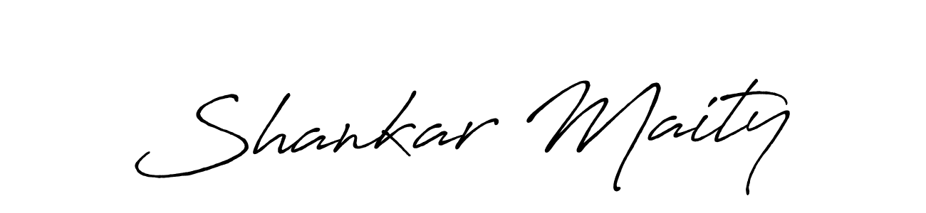 Design your own signature with our free online signature maker. With this signature software, you can create a handwritten (Antro_Vectra_Bolder) signature for name Shankar Maity. Shankar Maity signature style 7 images and pictures png