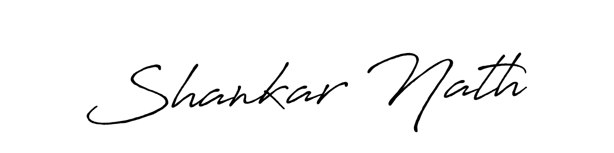 Design your own signature with our free online signature maker. With this signature software, you can create a handwritten (Antro_Vectra_Bolder) signature for name Shankar Nath. Shankar Nath signature style 7 images and pictures png