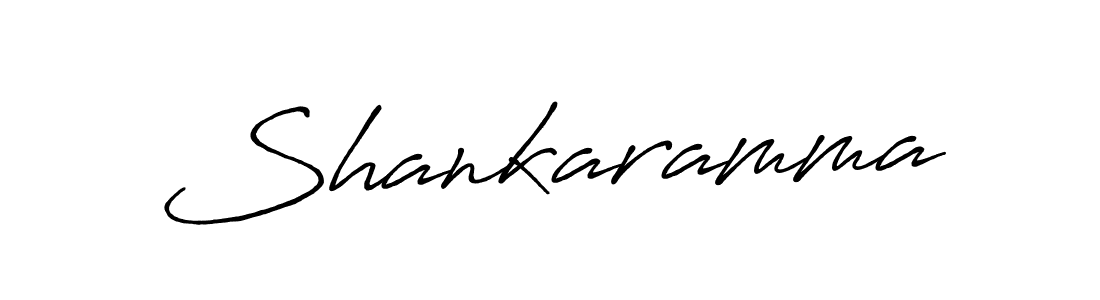 How to make Shankaramma signature? Antro_Vectra_Bolder is a professional autograph style. Create handwritten signature for Shankaramma name. Shankaramma signature style 7 images and pictures png