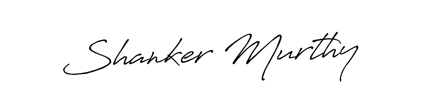 Also we have Shanker Murthy name is the best signature style. Create professional handwritten signature collection using Antro_Vectra_Bolder autograph style. Shanker Murthy signature style 7 images and pictures png