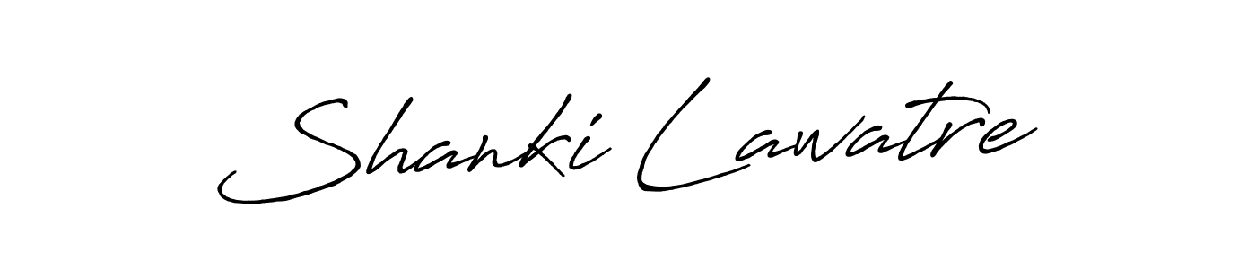 if you are searching for the best signature style for your name Shanki Lawatre. so please give up your signature search. here we have designed multiple signature styles  using Antro_Vectra_Bolder. Shanki Lawatre signature style 7 images and pictures png