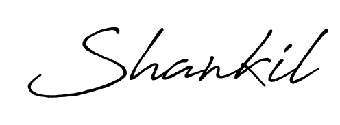 Designed for modern professionals: Shankil name signature crafted with Antro_Vectra_Bolder script. Ready for digital PDF workflows. Shankil signature style 7 images and pictures png
