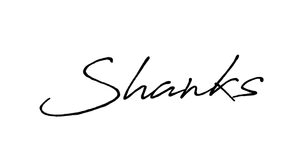 How to make Shanks signature? Antro_Vectra_Bolder is a professional autograph style. Create handwritten signature for Shanks name. Shanks signature style 7 images and pictures png