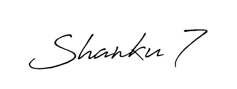 How to Draw Shanku 7 signature style? Antro_Vectra_Bolder is a latest design signature styles for name Shanku 7. Shanku 7 signature style 7 images and pictures png