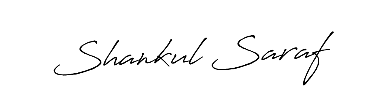 Also we have Shankul Saraf name is the best signature style. Create professional handwritten signature collection using Antro_Vectra_Bolder autograph style. Shankul Saraf signature style 7 images and pictures png