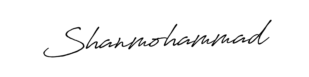It looks lik you need a new signature style for name Shanmohammad. Design unique handwritten (Antro_Vectra_Bolder) signature with our free signature maker in just a few clicks. Shanmohammad signature style 7 images and pictures png