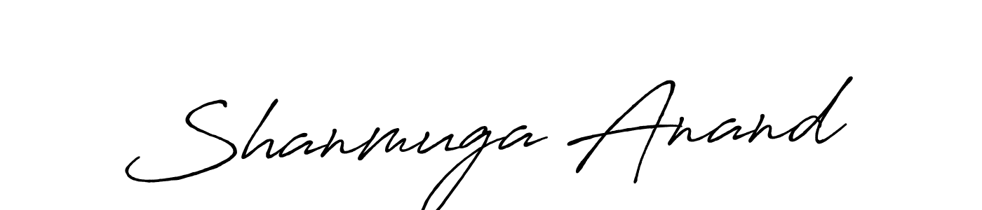 if you are searching for the best signature style for your name Shanmuga Anand. so please give up your signature search. here we have designed multiple signature styles  using Antro_Vectra_Bolder. Shanmuga Anand signature style 7 images and pictures png