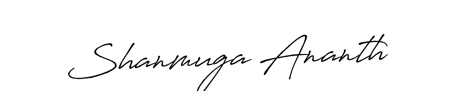 You should practise on your own different ways (Antro_Vectra_Bolder) to write your name (Shanmuga Ananth) in signature. don't let someone else do it for you. Shanmuga Ananth signature style 7 images and pictures png