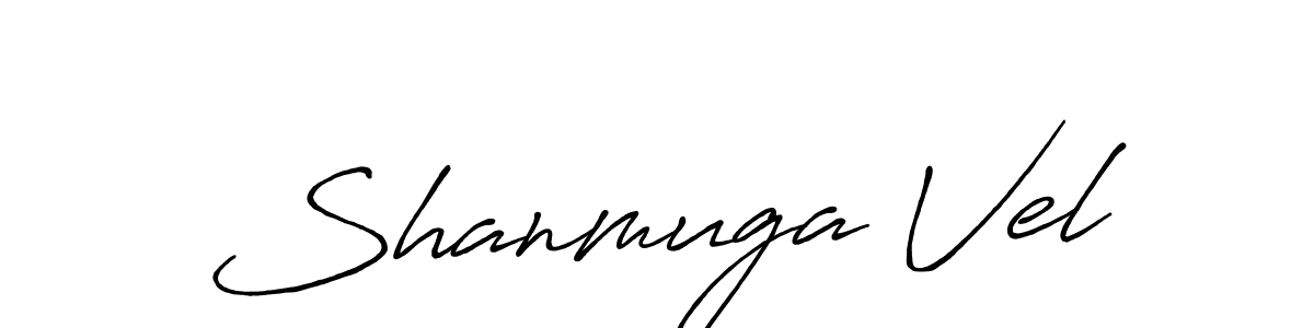 Once you've used our free online signature maker to create your best signature Antro_Vectra_Bolder style, it's time to enjoy all of the benefits that Shanmuga Vel name signing documents. Shanmuga Vel signature style 7 images and pictures png