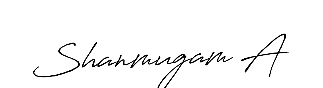 You should practise on your own different ways (Antro_Vectra_Bolder) to write your name (Shanmugam A) in signature. don't let someone else do it for you. Shanmugam A signature style 7 images and pictures png