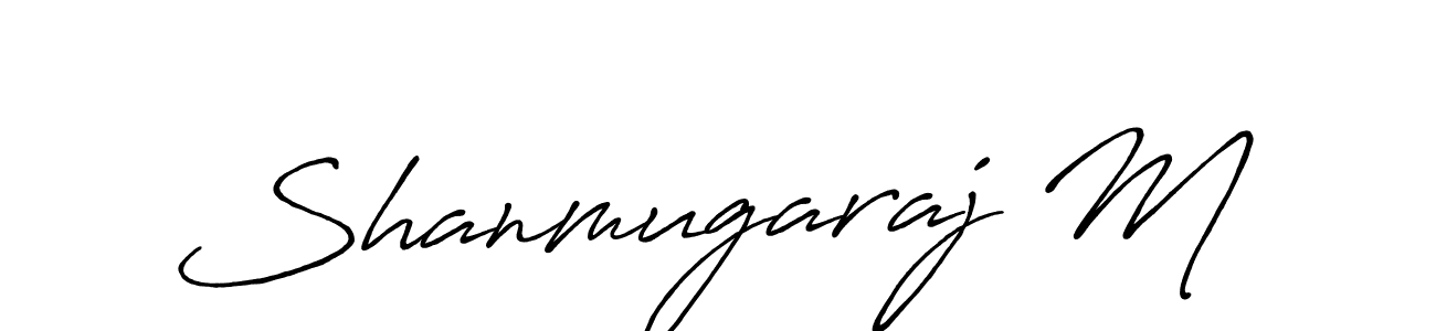 Design your own signature with our free online signature maker. With this signature software, you can create a handwritten (Antro_Vectra_Bolder) signature for name Shanmugaraj M. Shanmugaraj M signature style 7 images and pictures png