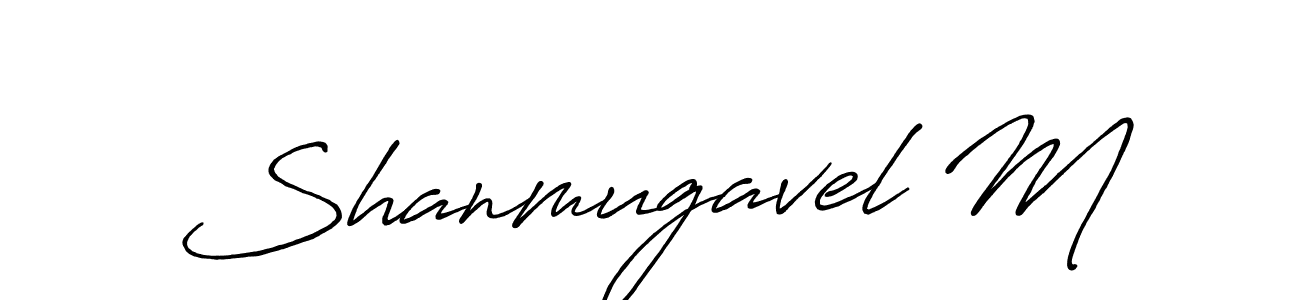 Make a beautiful signature design for name Shanmugavel M. Use this online signature maker to create a handwritten signature for free. Shanmugavel M signature style 7 images and pictures png