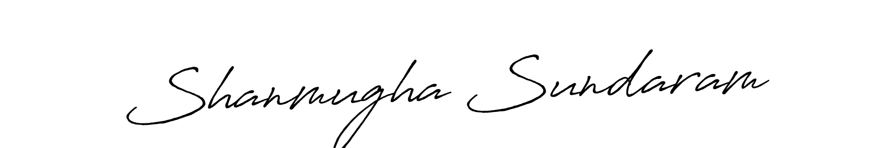 It looks lik you need a new signature style for name Shanmugha Sundaram. Design unique handwritten (Antro_Vectra_Bolder) signature with our free signature maker in just a few clicks. Shanmugha Sundaram signature style 7 images and pictures png