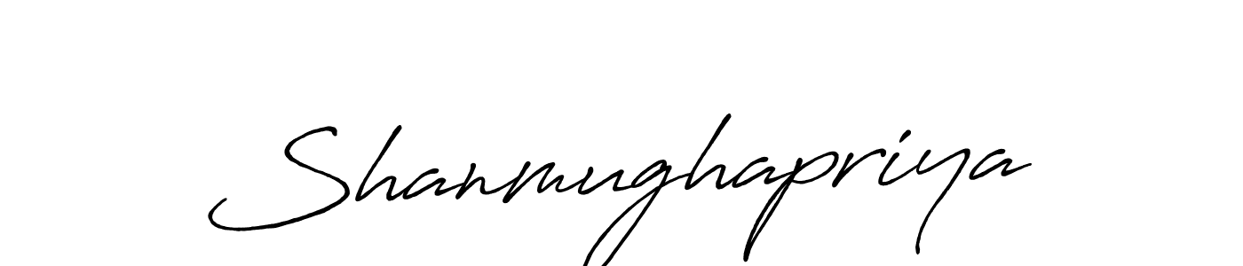 You should practise on your own different ways (Antro_Vectra_Bolder) to write your name (Shanmughapriya) in signature. don't let someone else do it for you. Shanmughapriya signature style 7 images and pictures png